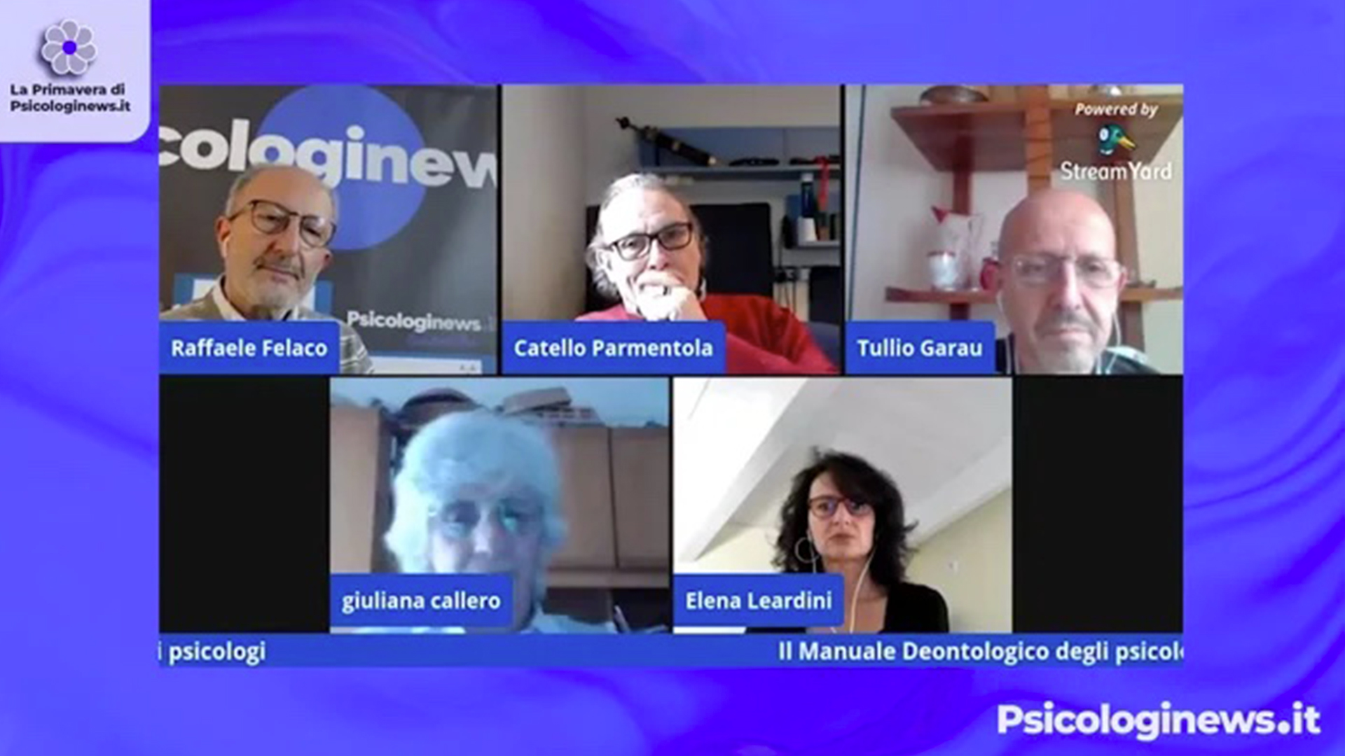 Presentazione del libro: “Il Manuele Deontologico Degli Psicologi” di Catello Parmentola e Elena Leardini. Edizioni Psiconline.